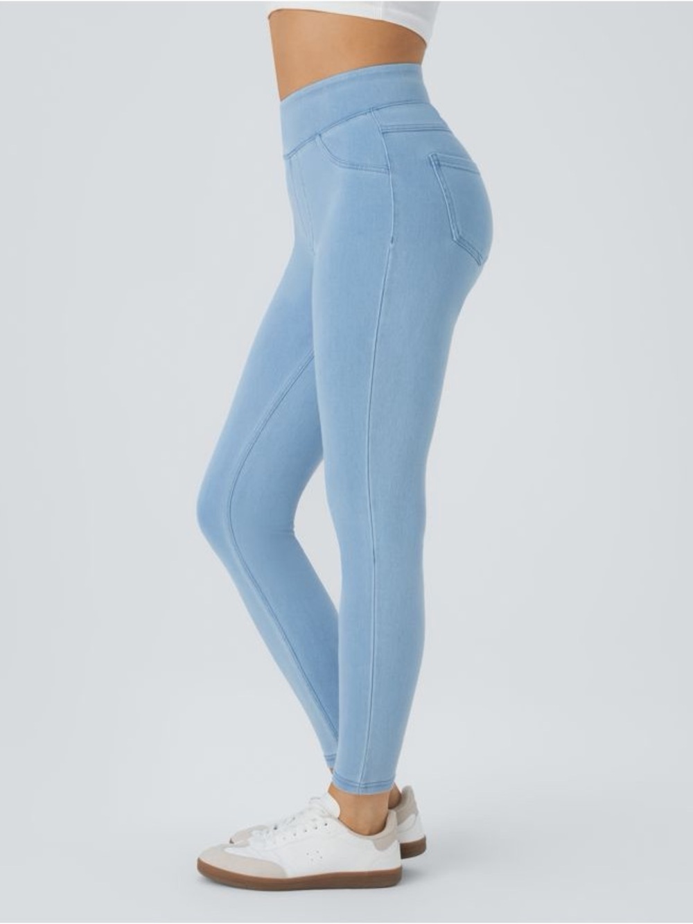 HALARA Sky Blue High-Rise Women’s Jeggings FULL Length